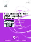 Basic Studies in the Field of High-temperature Engineering Second Information Exchange Meeting: Paris, France 10-12 October 2001 /