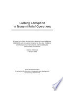 Curbing Corruption in Tsunami Relief Operations /