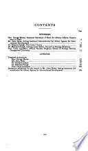 Democracy and development in Africa : hearing before the Subcommittee on Africa of the Committee on Foreign Affairs, House of Representatives, One Hundred Third Congress, first session, April 22, 1993