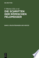 Die Schriften der Römischen Feldmesser.