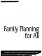 Family planning for all