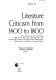 Literature criticism from 1400 to 1800