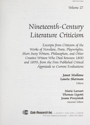 Nineteenth-Century literature criticism