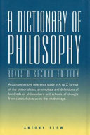 A dictionary of philosophy /