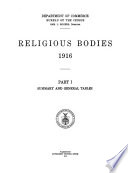 Religious bodies, 1916