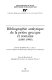 Bibliographie analytique de la prière grecque et romaine,  1898-1998 /