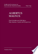 Albertus Magnus : Zum Gedenken nach 800 Jahren: Neue Zugänge, Aspekte und Perspektiven /