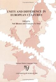 Unity and difference in European cultures /