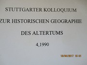 Stuttgarter Kolloquium zur Historischen Geographie des Altertums : 4,1990 /