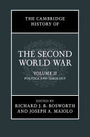 The Cambridge history of the Second World War /