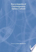 Encyclopedia of contemporary Italian culture /
