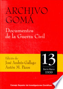 Archivo Gomá. Documentos de la Guerra Civil