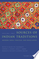 Sources of Indian Traditions : Modern India, Pakistan, and Bangladesh /