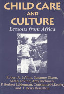 Child care and culture : lessons from Africa /
