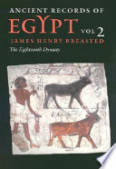 Ancient records of Egypt /