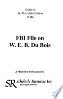 FBI file on W.E.B. Du Bois,