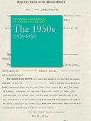 The 1950s (1950-1959) /