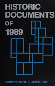 Historic documents of 1989 : cumulative index 1985-1989 /