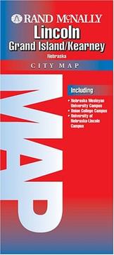 Lincoln, Grand Island/Kearney, Nebraska, city map including Nebraska Wesleyan University campus, Union College campus, University of Nebraska-Lincoln campus /