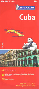 Cuba : motoring and tourist map : index of places, La Habana, Santiago de Cuba, Trinidad, tourist sites /