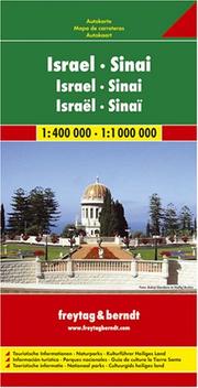 Israel, Sinai, Heiliges Land, Autokarte Israele, Sinai, Terra Santa, carta stradale : 1:400 000 /