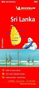 Sri Lanka : road and tourist map /