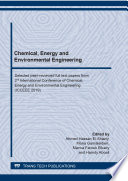 Chemical, Energy and Environmental Engineering : Selected, peer-reviewed papers from the 2nd International Conference of Chemical, Energy and Environmental Engineering (ICCEEE 2019), July 16-18, 2019, Alexandria, Egypt /