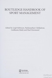 Routledge handbook of sport management /