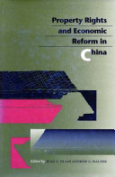 Property rights and economic reform in China /