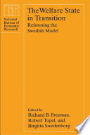 The welfare state in transition : reforming the Swedish model /