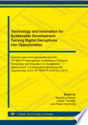 Technology and Innovation for Sustainable Development : Turning Digital Disruptions into Opportunities : Selected, peer-reviewed papers from the 10th RMUTP International Conference on Science, Technology and Innovation for Sustainable Development:Turning Digital Disruptions into Opportunities 2019 (10th RMUTP ICON SCi-2019) : Selected, peer-reviewed papers from the 10th RMUTP International Conference on Science, Technology and Innovation for Sustainable Development: Challenges Towards the Digital Society (10th RMUTP ICON SCi-2019), June 4-5, 2019, Bangkok, Thailand /
