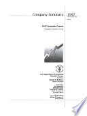 Company summary, 1997 : 1997 economic census