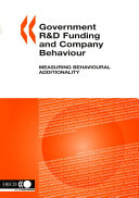 Government R&D funding and company behaviour measuring behavioural additionality