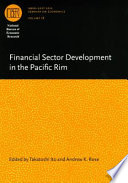 Financial Sector Development in the Pacific Rim /