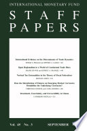 IMF Staff papers : Volume 45 No. 3