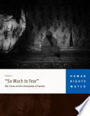 "So much to fear" : war crimes and the devastation of Somalia /