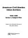 American Civil Liberties Union archives, 1950-1990