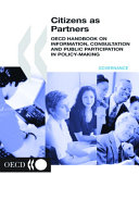 Citizens as Partners OECD Handbook on Information, Consultation and Public Participation in Policy-Making /