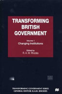 Transforming British government /