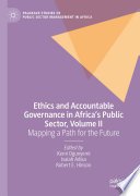 Ethics and accountable governance in Africa's public sector
