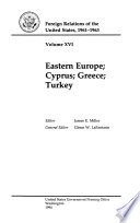 Eastern Europe ; Cyprus ; Greece ; Turkey /