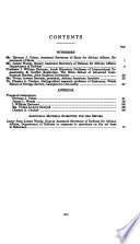 Peacekeeping and conflict resolution in Africa : hearing before the Subcommittee on Africa of the Committee on Foreign Affairs, House of Representatives, One Hundred Third Congress, first session, March 31, 1993