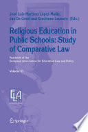 Religious education in public schools study of comparative law /