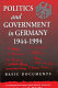 Politics and government in Germany, 1944-1994 : basic documents /