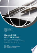 Managing Universities : Policy and Organizational Change from a Western European Comparative Perspective /