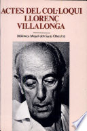 Actes del Col·loqui Llorenç Villalonga : celebrat a Palma del 20 al 22 de novembre de 1997 /