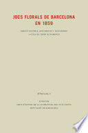 Jocs Florals de Barcelona en 1859 : edició facsímil, documents i testimonis /