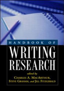 Handbook of writing research /