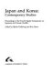 Japan and Korea, contemporary studies : proceedings of the fourth Nordic Symposium on Japanese and Korean studies /