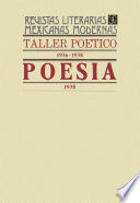 Taller poético, 1936-1938 ; Poesía, 1938